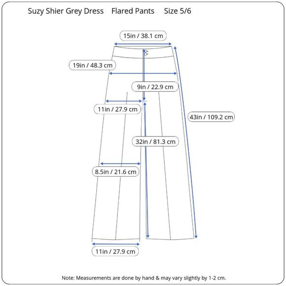 Suzy Shier Patterned Gray Dress Pants - Picture 11 of 11